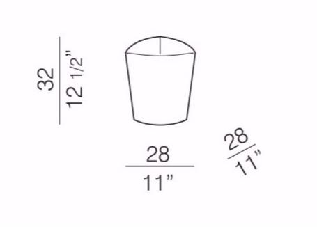 REXITE Урна для макулатуры полипропиленовая sun-id-1498267 - Вид №2