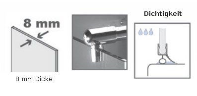 GP26200 Неподвижная стенка Riho Polar Santreyd - Вид №1