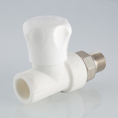 VTp.717.V.02004 Клапан полипропиленовый со сгоном прямой Valtec 20 мм х 1/2"  - Вид №7