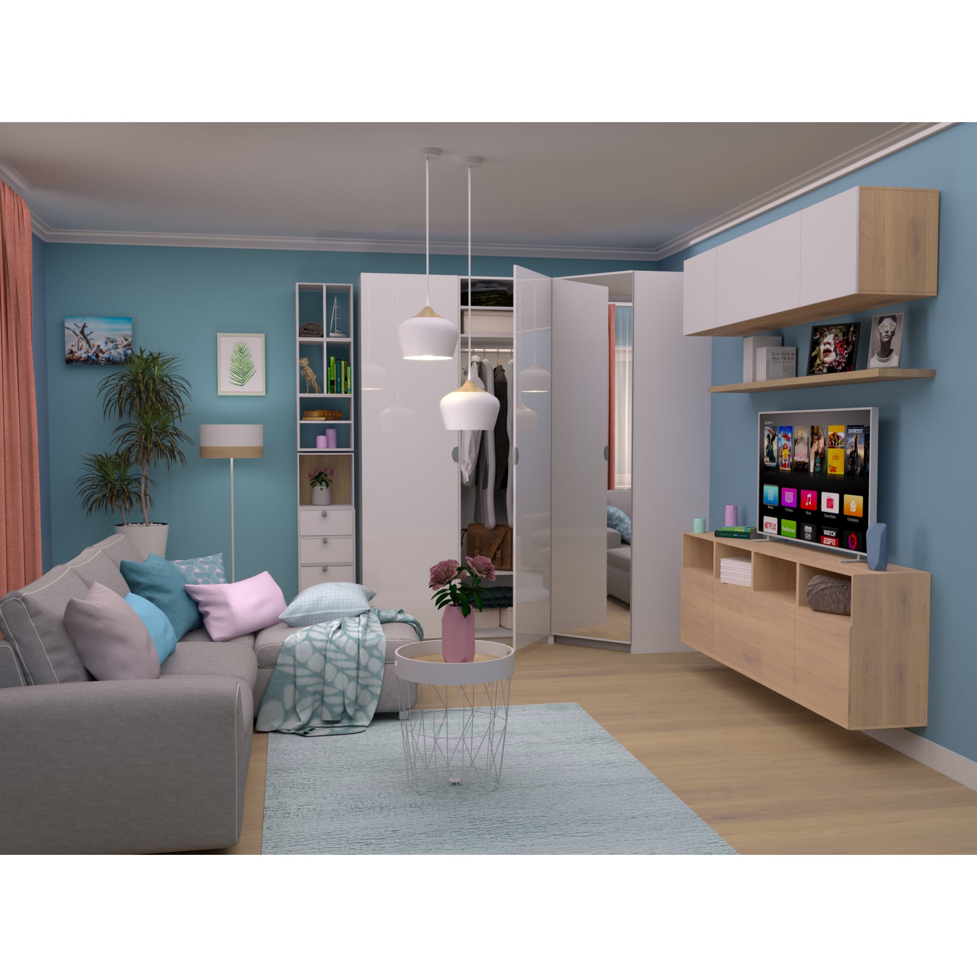 81965183 Каркас шкафа МФ 60,1x51,2x41,7 см, цвет дуб сонома Santreyd  - Вид №13