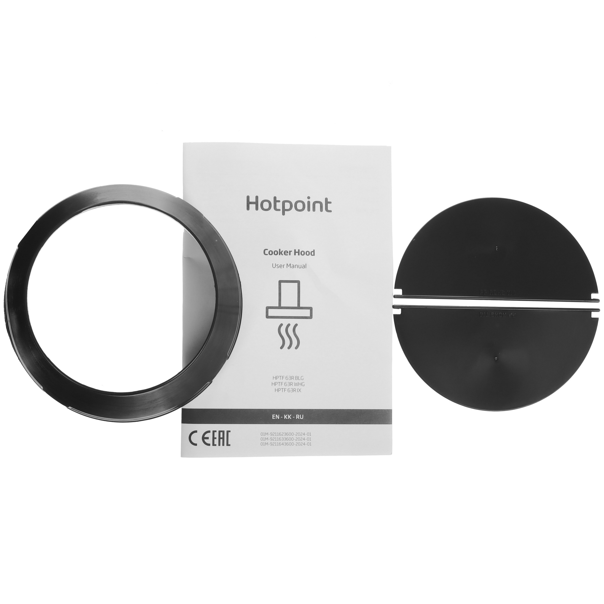 9106750 Вытяжка телескопическая Hotpoint HPTF 63R WHG белый/белый STDN-0008198 - Вид №10