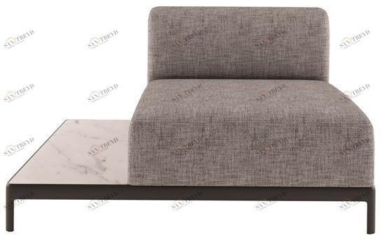 Alias Мягкое кресло с журнальной полкой Aluzen soft P46