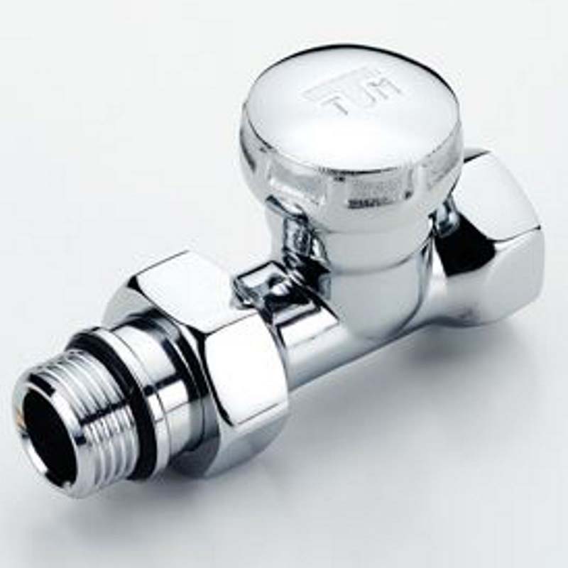 Вентиль НВ для радиаторов обратный хромированный с разъемным соединением TIEMME 1/2" 3330012