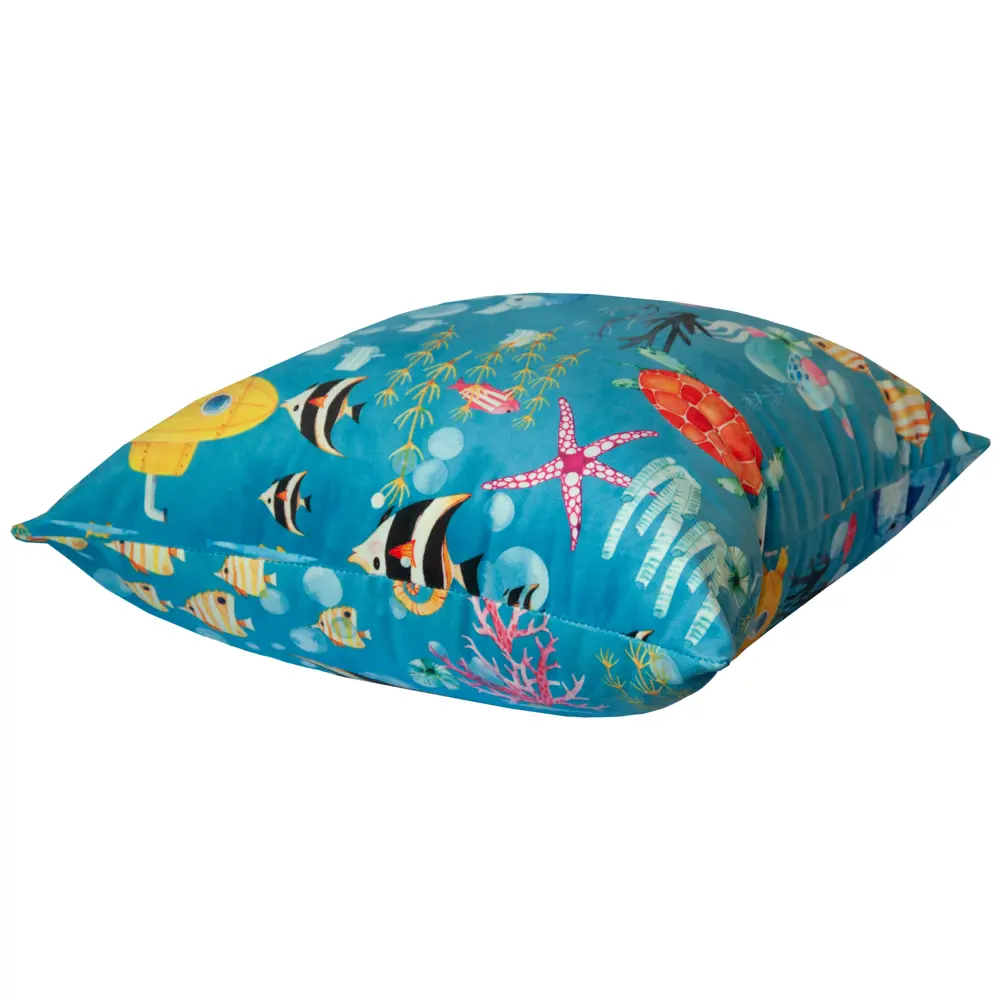 Декоративная подушка Seasons Рыбы 40x40 см цвет голубой STLM-2112350 - Вид №1