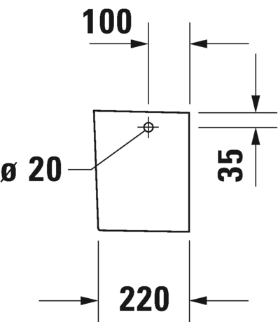 0858260000 Полупьедестал для раковины овальная Duravit Darling New - Вид №4