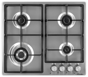 92708342 Газовая варочная панель MHG 62 X 6008 4 конфорки, 59х51 см, цвет серый STLM-0536511 MONSHER