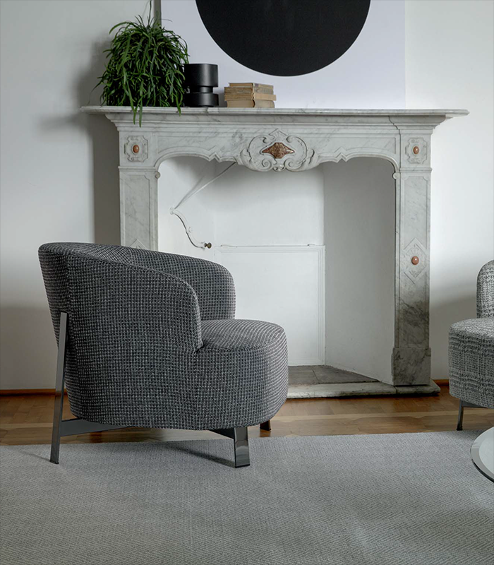 Кресло  PORADA COPINE steel Twenty