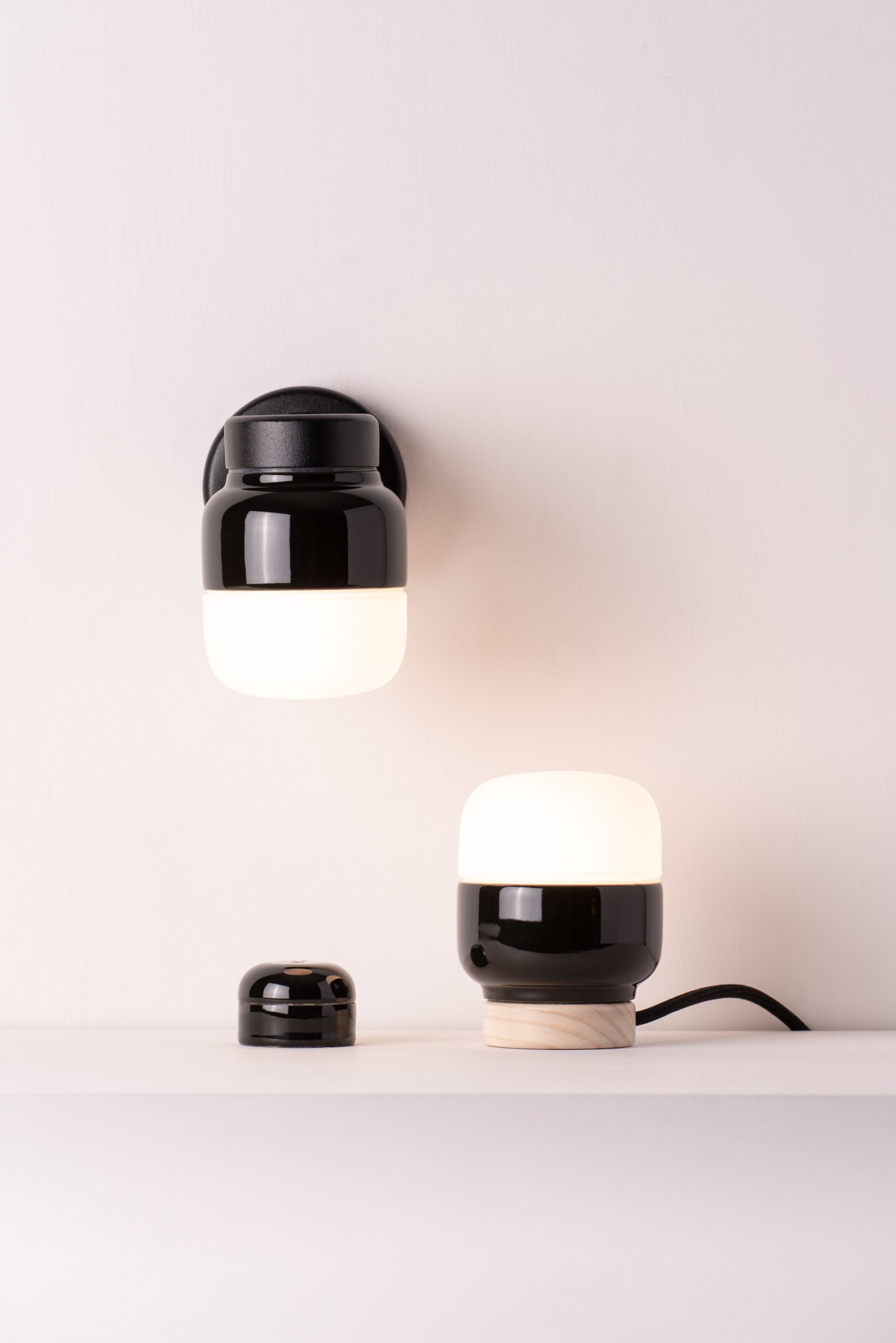 Матовый и фарфоровый стеклянный настенный светильник Ifö Electric Ohm ARCH-00050049 - Вид №8