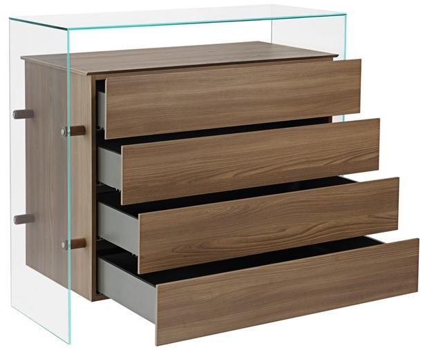 Maiullari Комод из особо прозрачного стекла и меламина Encore sun-id-1459686 - Вид №2