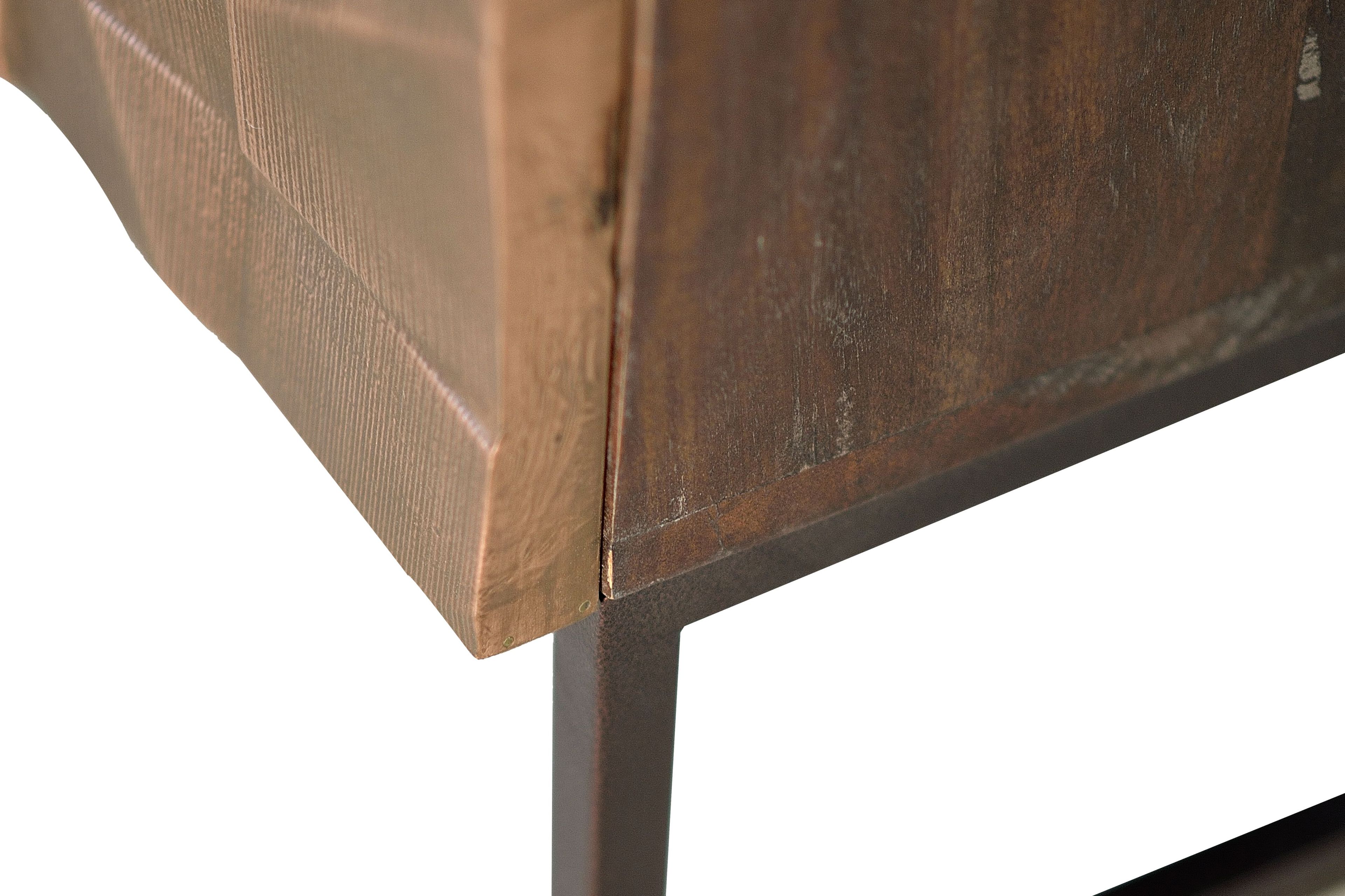 Бронзовый шкаф для телевизора с распашными дверцами Giner y Colomer Cobre ARCH-00105225 - Вид №3