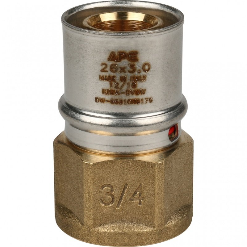 Муфта переходная STOUT 26х3/4" ВР под пресс SFP0002003426 - Вид №1