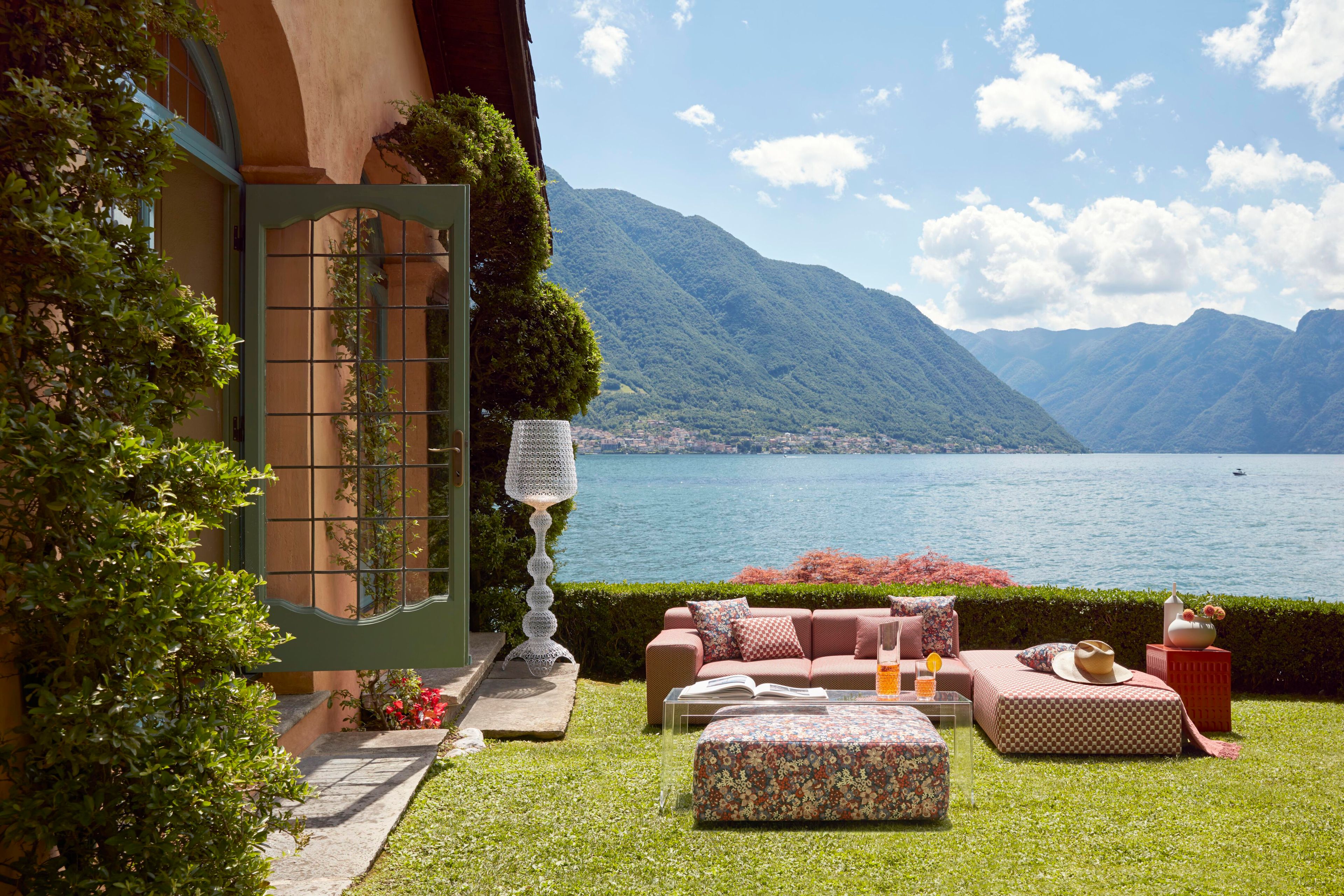 Наружная ткань съемная квадратная подушка Kartell Plastics ARCH-00062073 - Вид №1