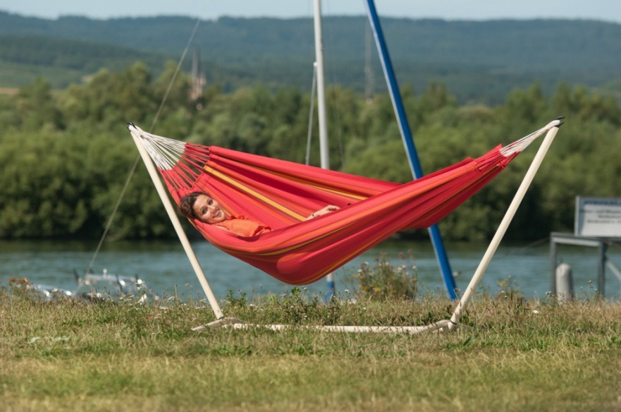 Подвесной гамак двухместный Currambera cherry IMPEX  132321 Красный  - Вид №1