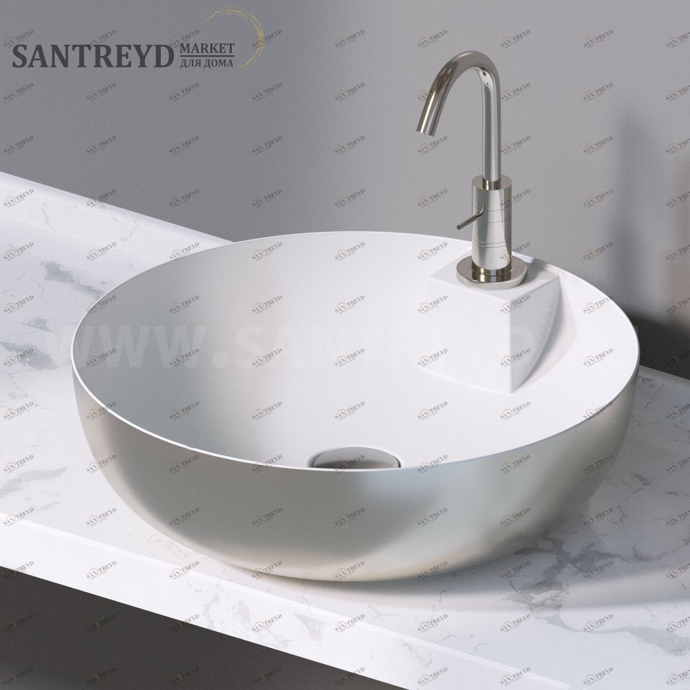 L605351 Накладная раковина на столешницу  круглая A. e T. Italia ELITE AeT ITALIA