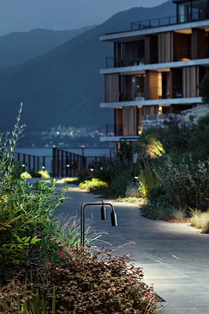 Алюминиевый светодиодный напольный торшер Platek Flamingo ARCH-00032792 - Вид №4