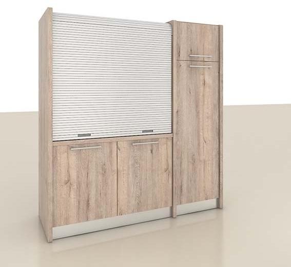 Mobilspazio Выдвижная деревянная мини-кухня Zeus sun-id-1370719 - Вид №4