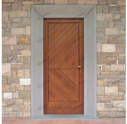 CARMINATI SERRAMENTI Дверь входная из ели для улицы Porte e portoni d'ingresso in legno sun-id-1346090