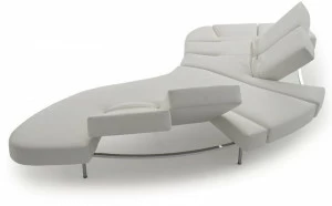 edra Изогнутый регулируемый кожаный диван  Flp010