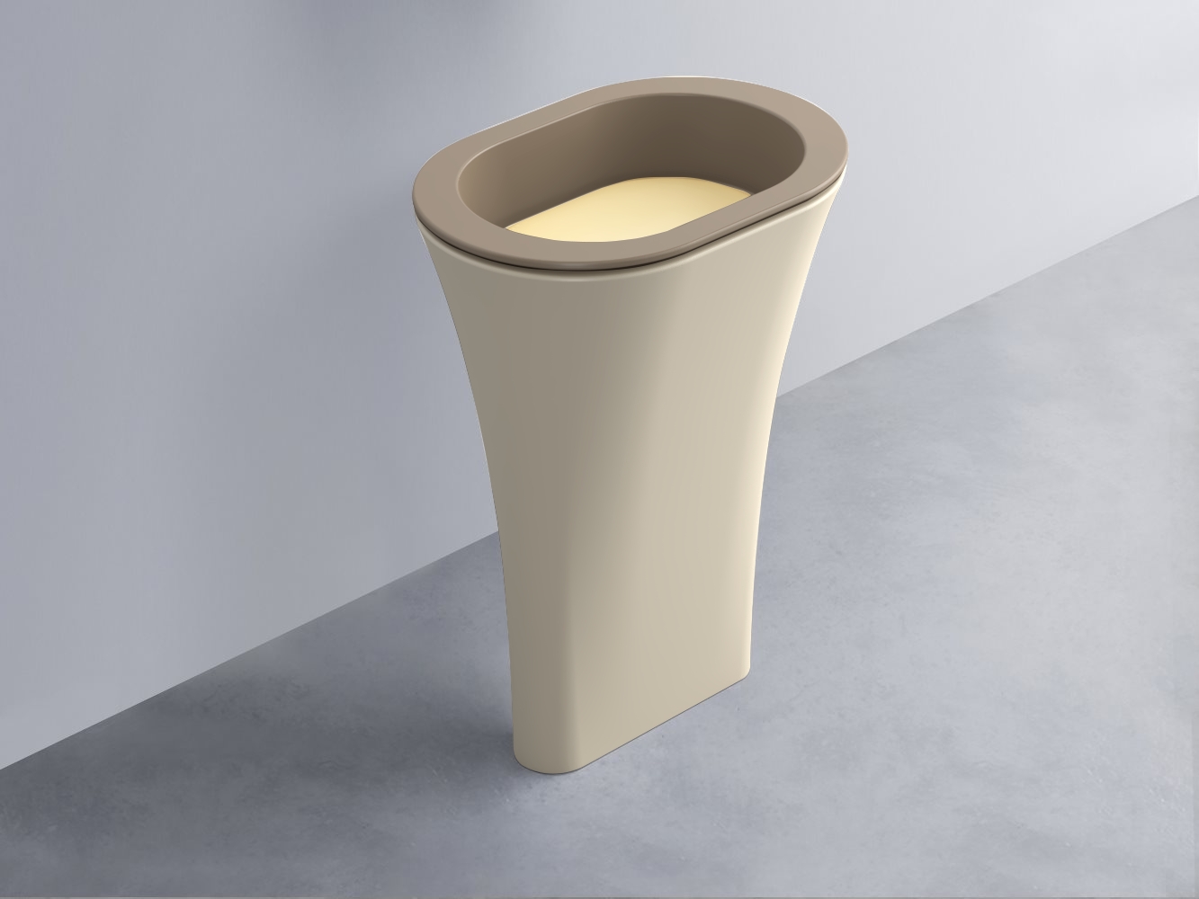 AMLA65-AN+AMPILO-CN+AMCOLO-LN Раковина Amedeo Ovale отдельностоящая cielo Enjoy + Amedeo Ceramica Cielo