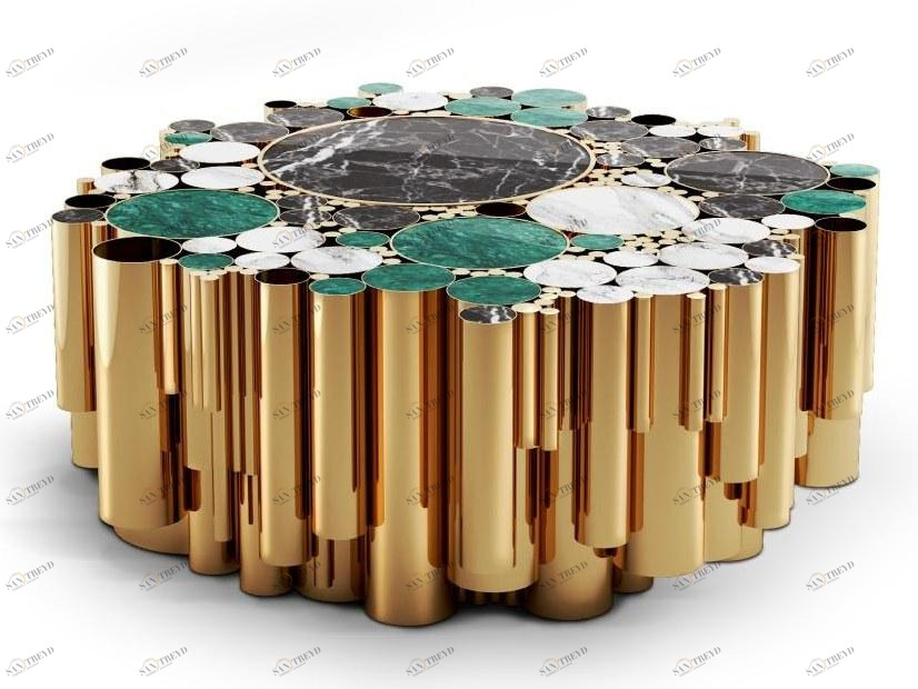 Malabar Журнальный столик из латуни Wanderlust sun-id-1390664