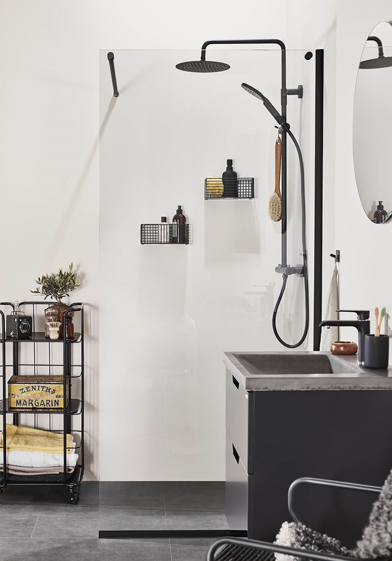 310104 На Крыше Душ Studio Черный M 250Mm Душевая Головка Noro  Черный  - Вид №4