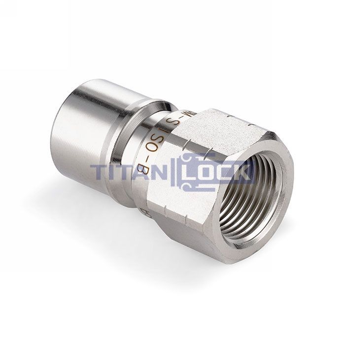 1in, БРС серия B, ISO 7241-B, ниппель, оцинк. сталь TL8BM TITAN LOCK  - Вид №4