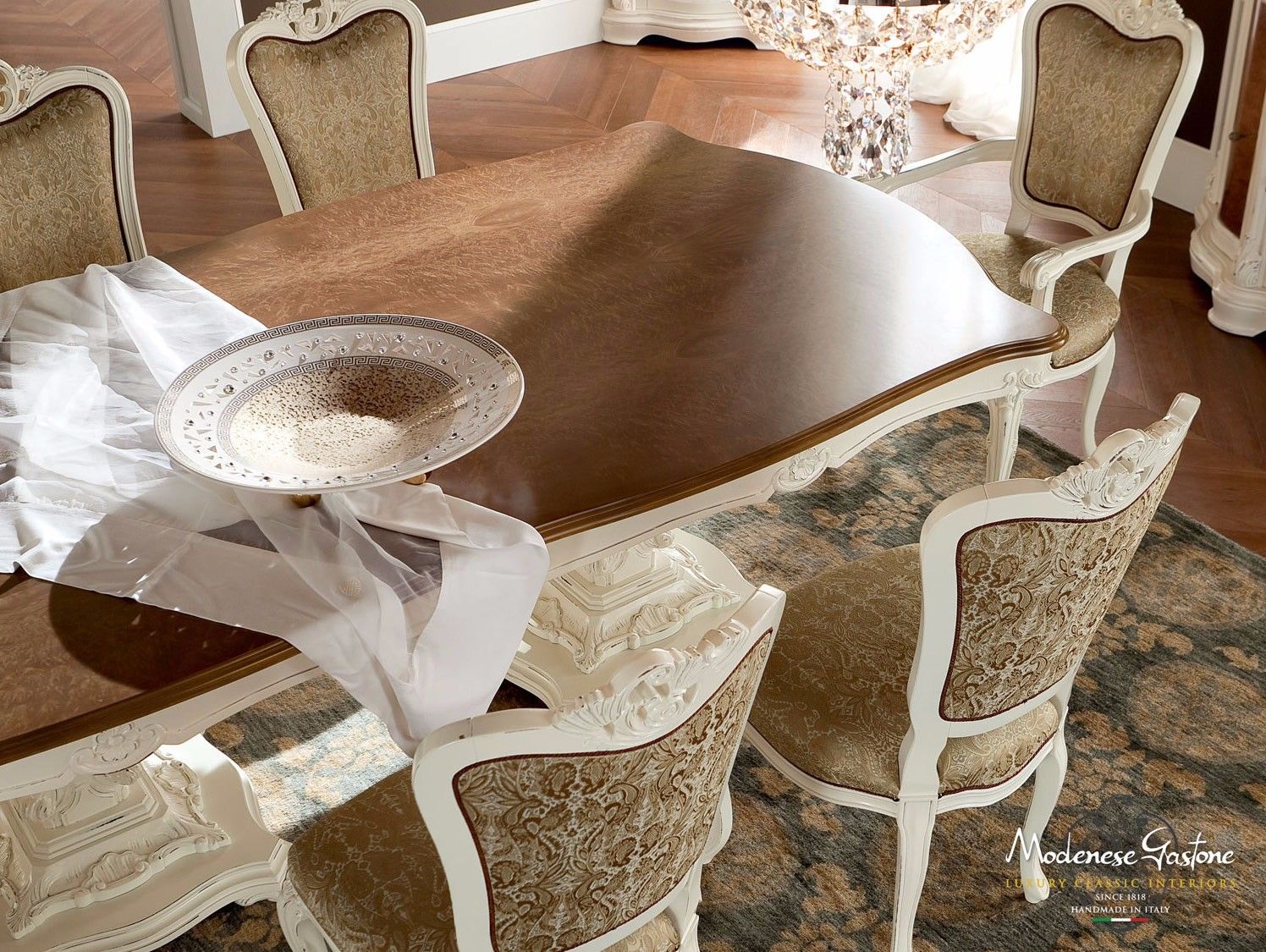 Деревянный прямоугольный стол для гостиной Modenese Luxury Interiors Bella Vita ARCH-00151954 - Вид №1