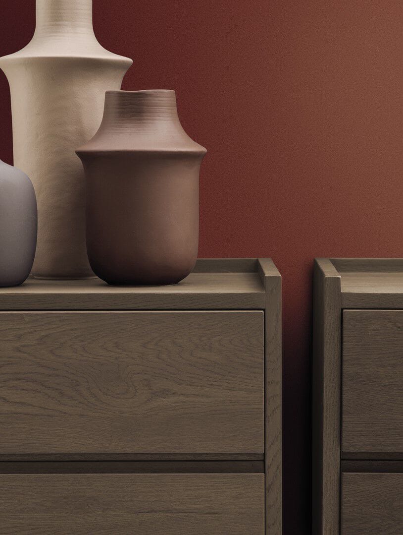 Еженедельный комод из массива дерева Devina Nais GROOVE ARCH-00120999