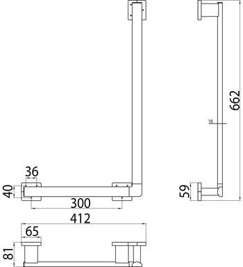 Emco Bad Фиксированная ручка для ванной Loft sun-id-1400348 - Вид №2