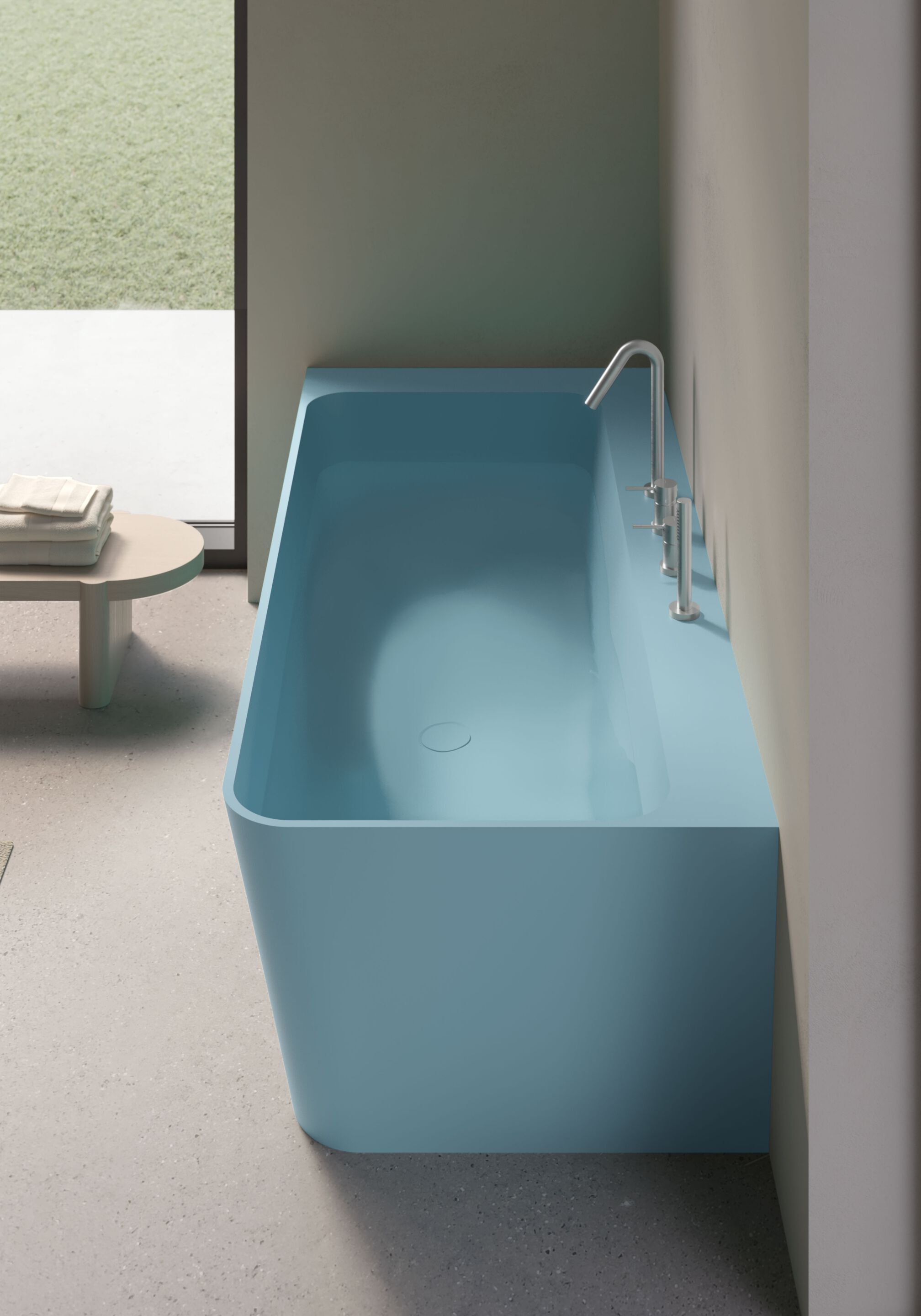 Отдельно стоящая или настенная прямоугольная ванна DISENIA ARES ARCH-00145987 - Вид №3