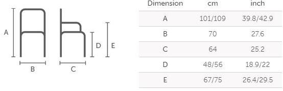 Midj Регулируемое по высоте вращающееся офисное кресло из ткани с 5 спицами Dalia sun-id-1412354 - Вид №1