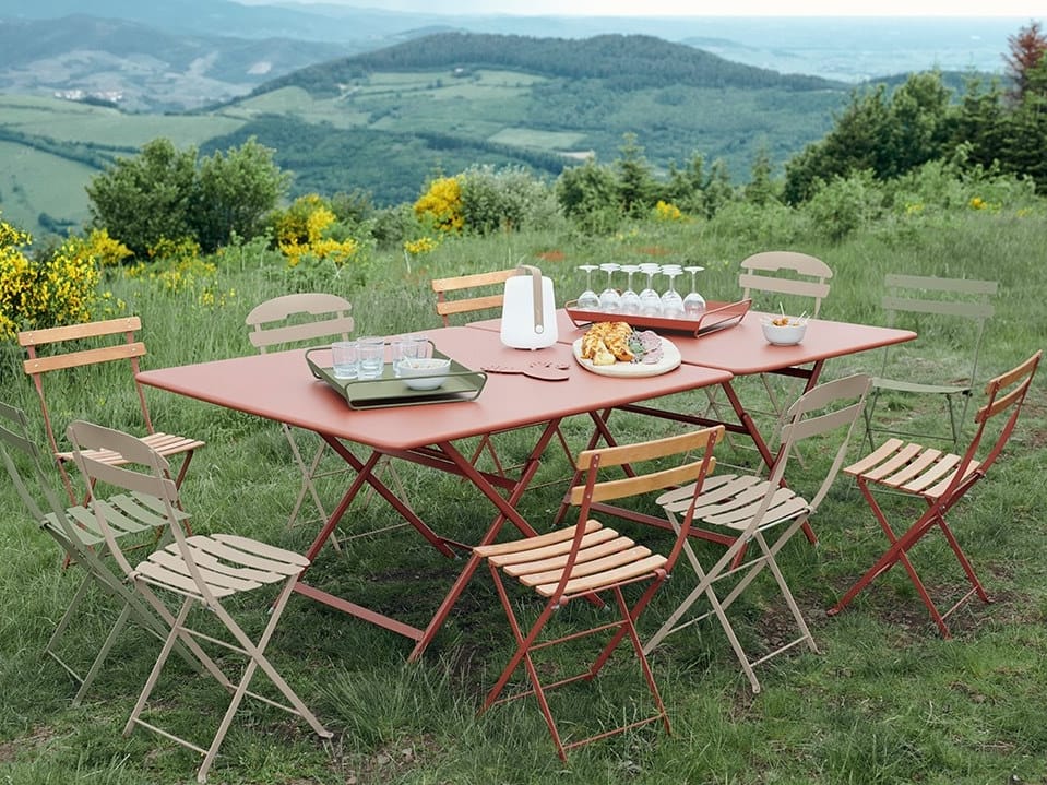 Стальной складной квадратный садовый стол Fermob ARCH-00138752 - Вид №1