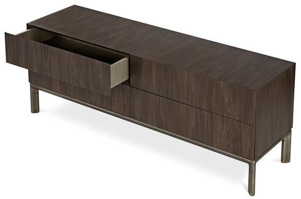 GHIDINI1961 Комод из фанерованной древесины Frame Sg302bw101 - Вид №3