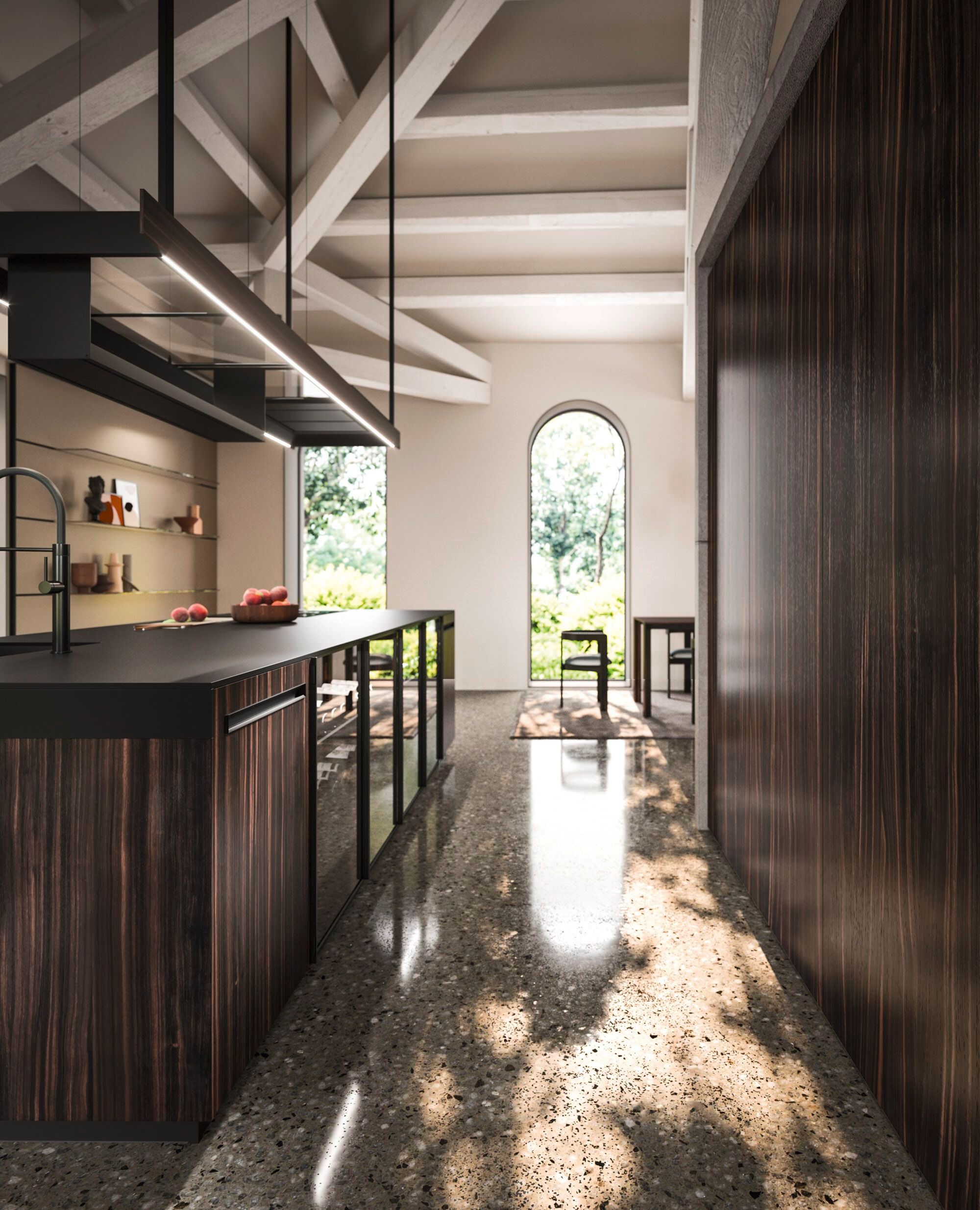 Встроенная кухня с островом Arrital Ak_Project ARCH-00086457 - Вид №6