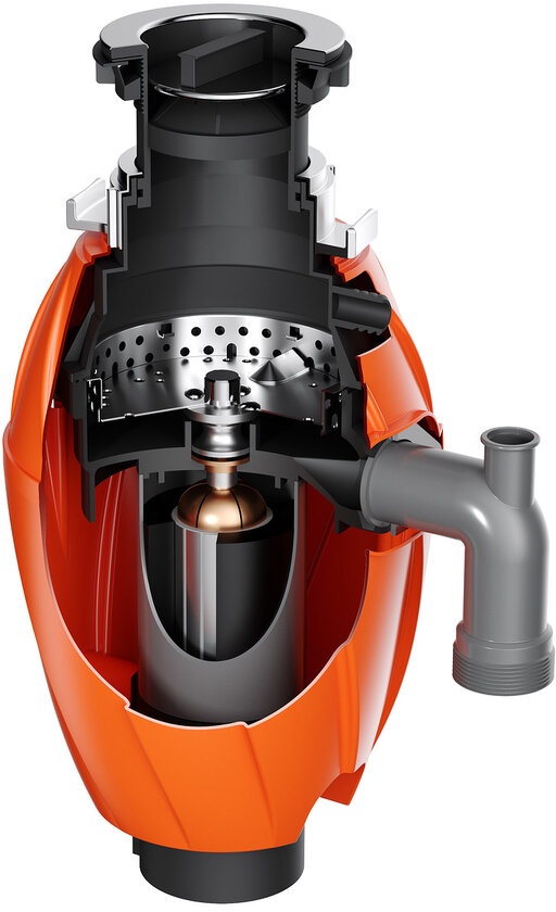 Измельчитель пищевых отходов Omoikiri Nagare 500 4995060 для кухонной мойки, постоянный магнит - Вид №1