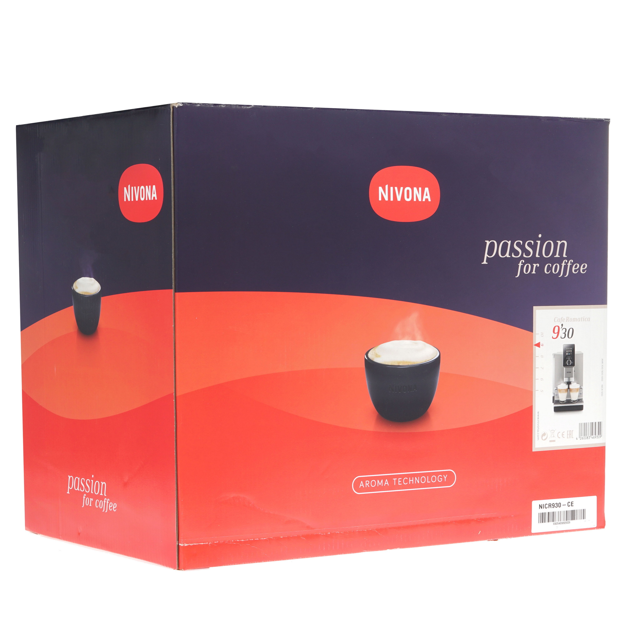 8195286 Кофемашина автоматическая Nivona CafeRomatica NICR 930 серебристый STDN-0090173 - Вид №11