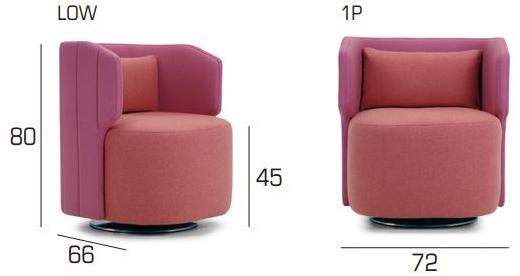 Adrenalina Кресло с подлокотниками контрактное Maji sun-id-1495256 - Вид №4