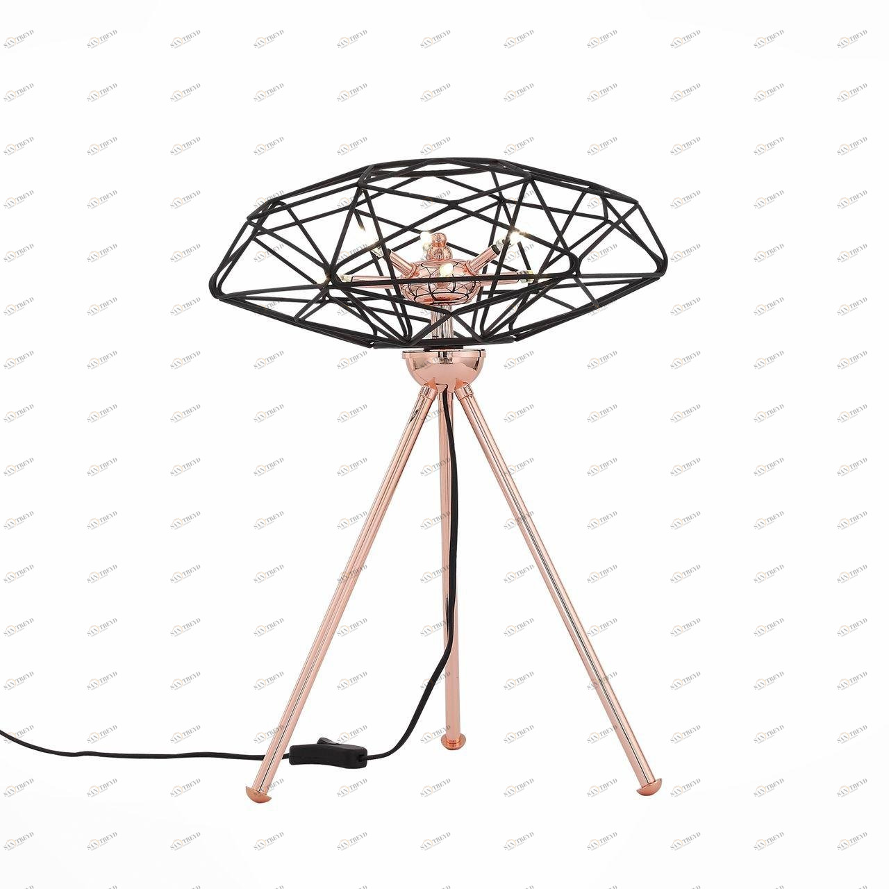 Настольная лампа ST Luce Galassia SL949.204.06 ST LUCE ИНТЕРЬЕРНЫЕ 110878 Серебро;черный 