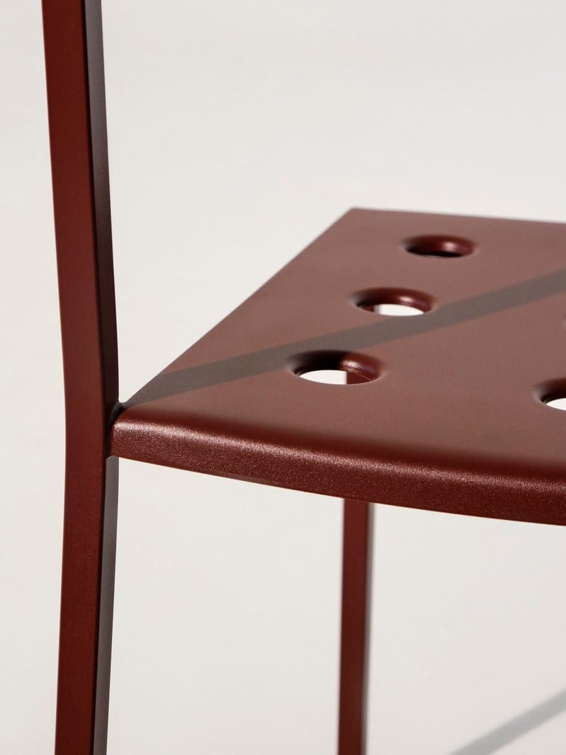 Стальной стул с порошковым покрытием с открытой спинкой Hay балкон ARCH-00152024 - Вид №22