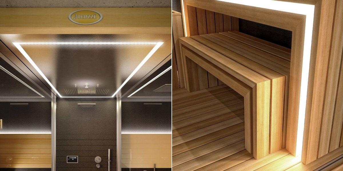 СПА: Хамам, сауна и душ Sasha 2 9600-0021-8 Jacuzzi 960000218 - Вид №4