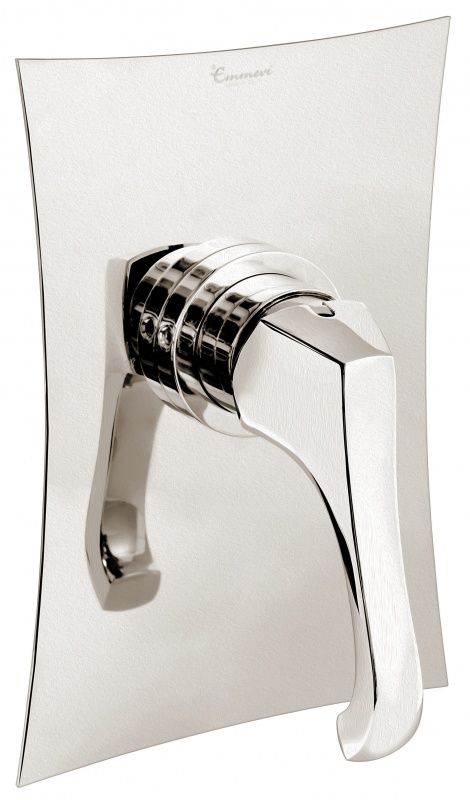 76009NS Внутристенный смеситель Ares, цвет зачищенный никель EMMEVI