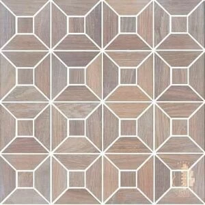Мозаика и 3D панели из дерева Tarsi Квартал 603 Дуб Селект с брашью (Текстурированная) 331х331 мм.