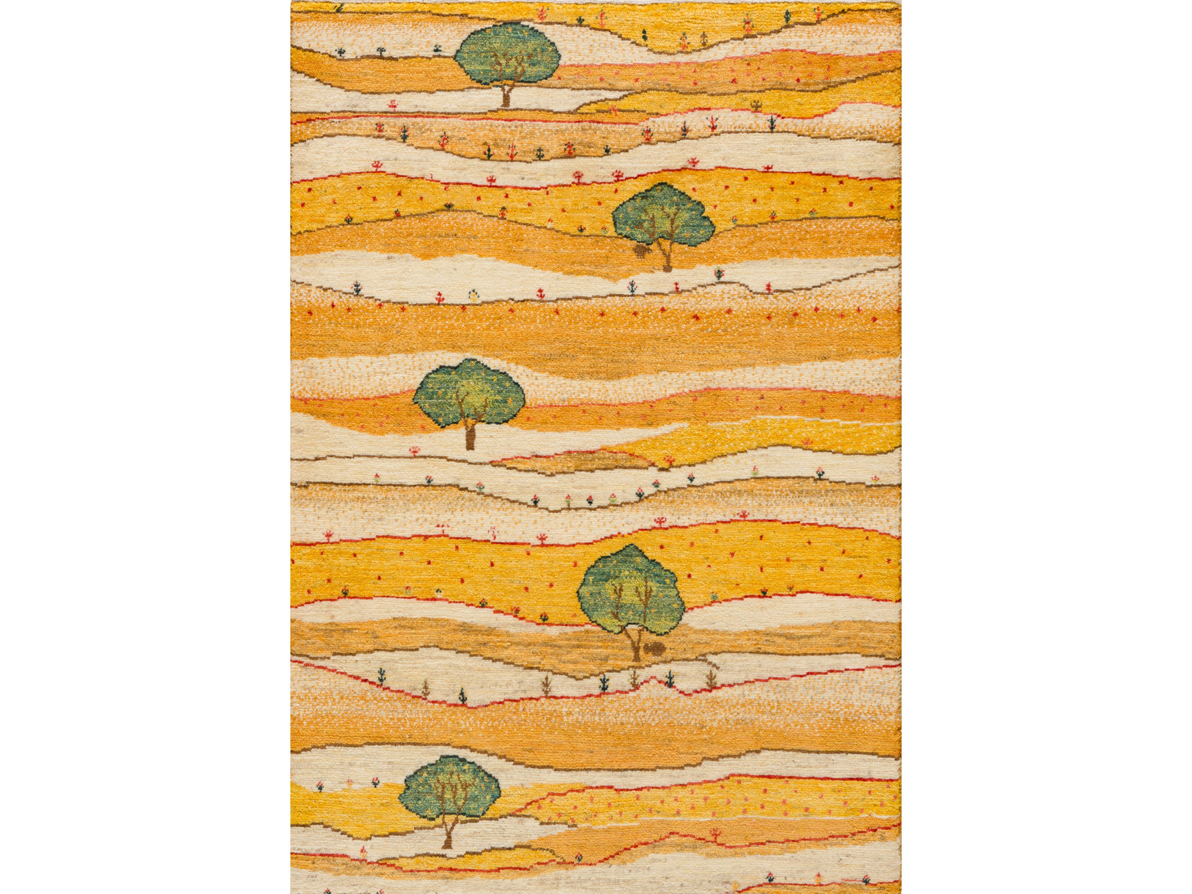 Прямоугольный шерстяной ковер Zollanvari Gabbehs Flora &amp ARCH-00143726