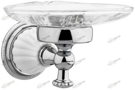 Bronces Mestre Portasapone a muro Artica with porcelain 233578.0000.50