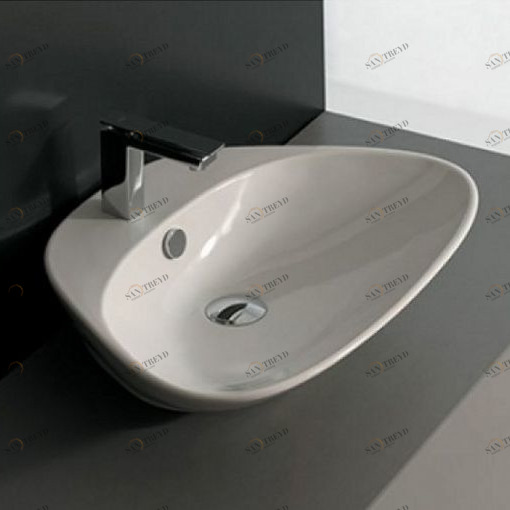 PTL002 Накладная раковина на столешницу  овальная ArtCeram 