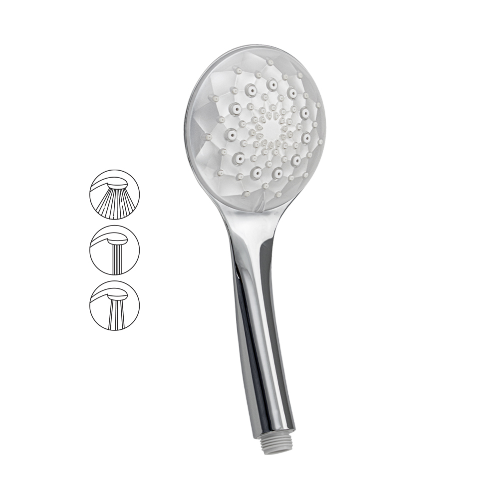 GFmark - Лейка круглая, 3Д, ПОДСОЛНУХ, душевая, массажная, 3 режима, код: 6054 