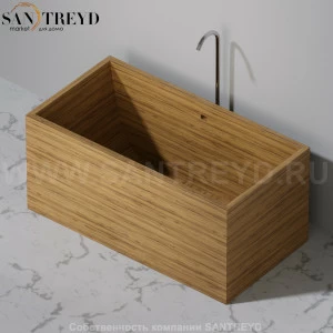 UWD PUARI Ванна свободностоящая 134 см из ореха puari134.walnut