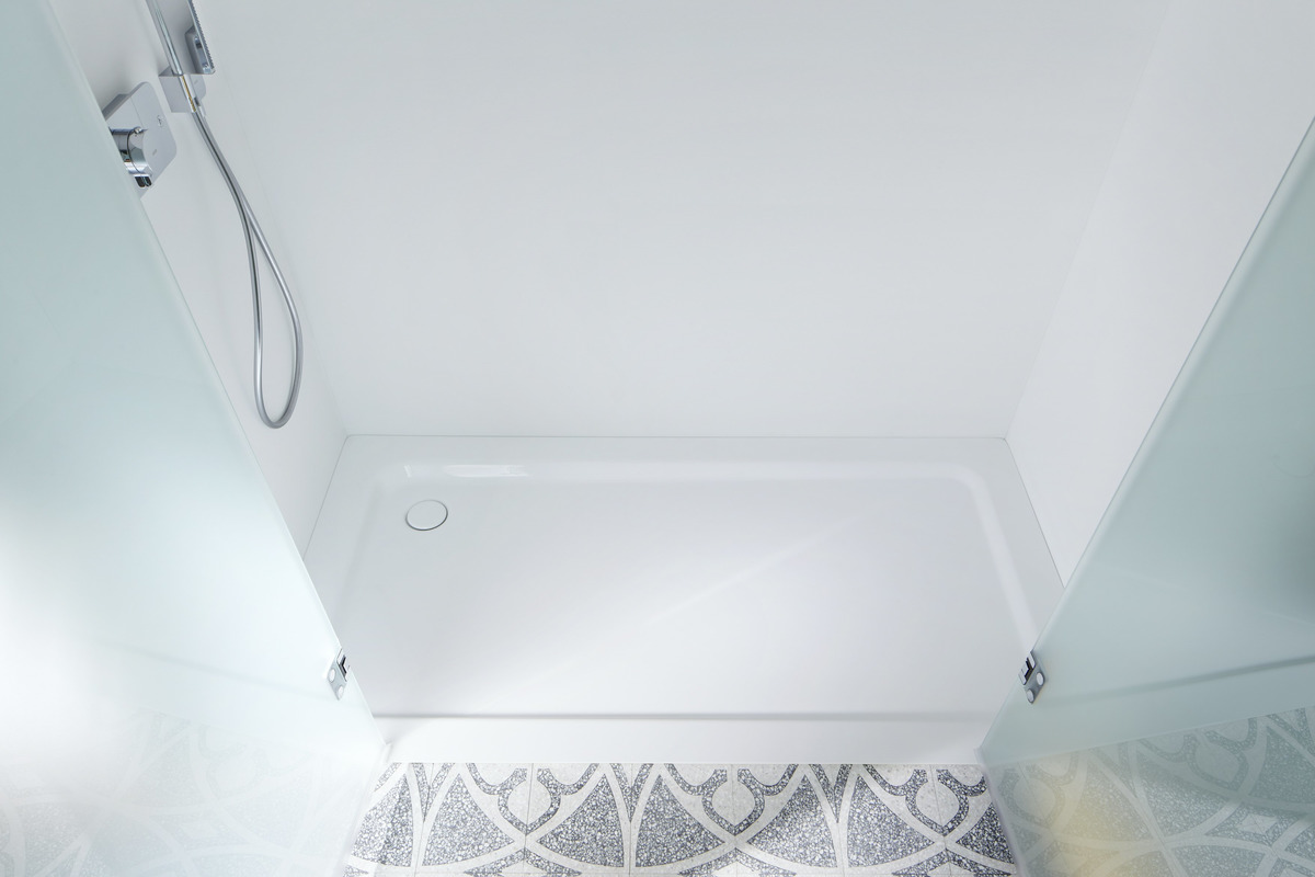 Душевой поддон KALDEWEI Сталь эмалированная 411-2 452 теплый серый 90 411-2452 - Вид №7