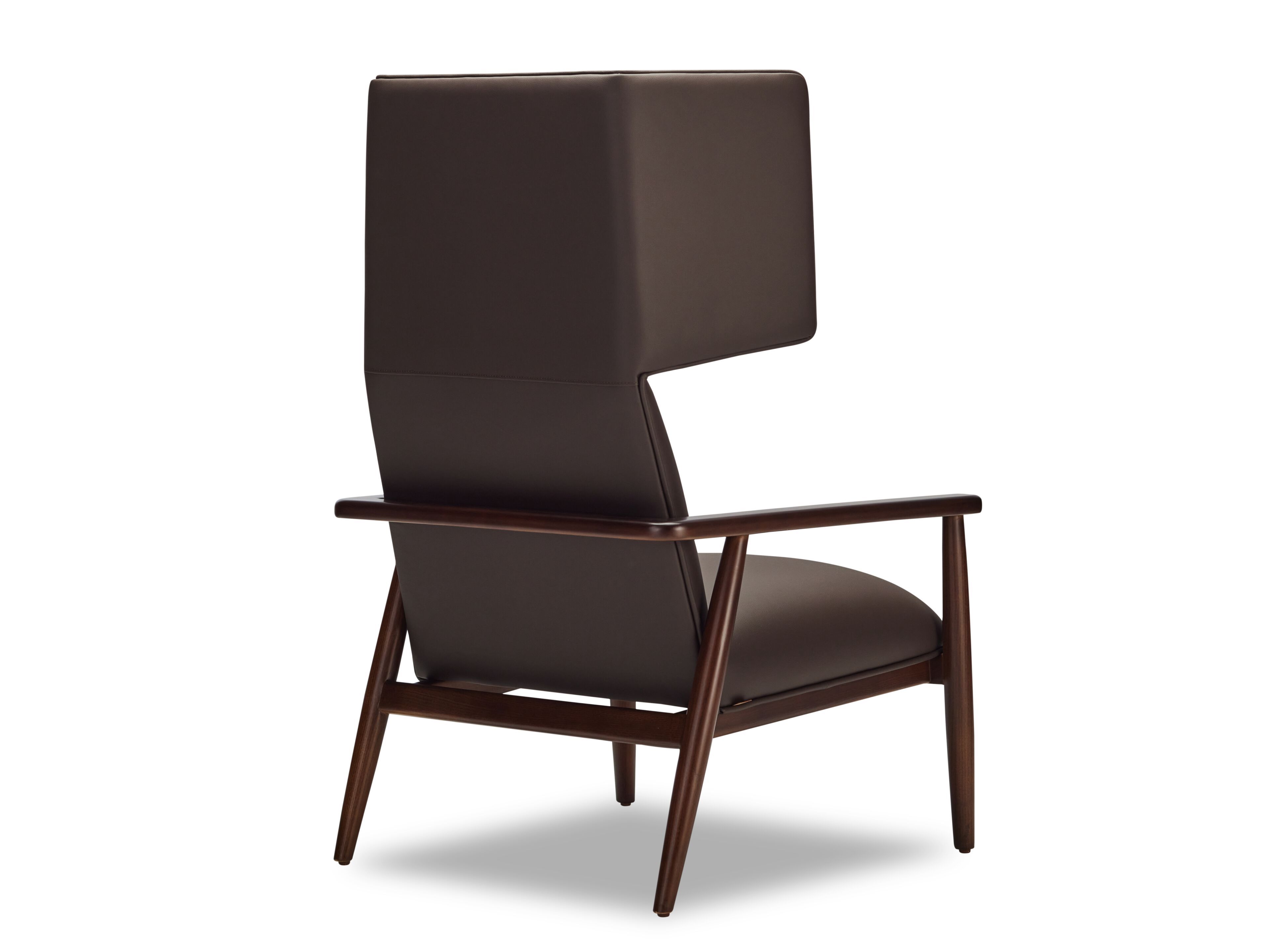 Кожаное кресло с высокой спинкой Papell Design Squarez ARCH-00097389 - Вид №2