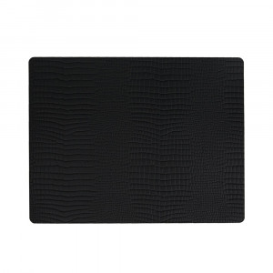 5711590310756 black подстановочная салфетка прямоугольная 35x45 см UMAGE CROCO